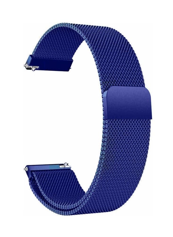 CATANES - Samsung Galaxy Watch 5 / Galaxy Watch 5 Pro Band Milanese Stainless Steel Strap 20mm Compatible with Galaxy Watch5 (44mm/40mm) Galaxy Watch5 Pro (45mm) Blue - Image 1