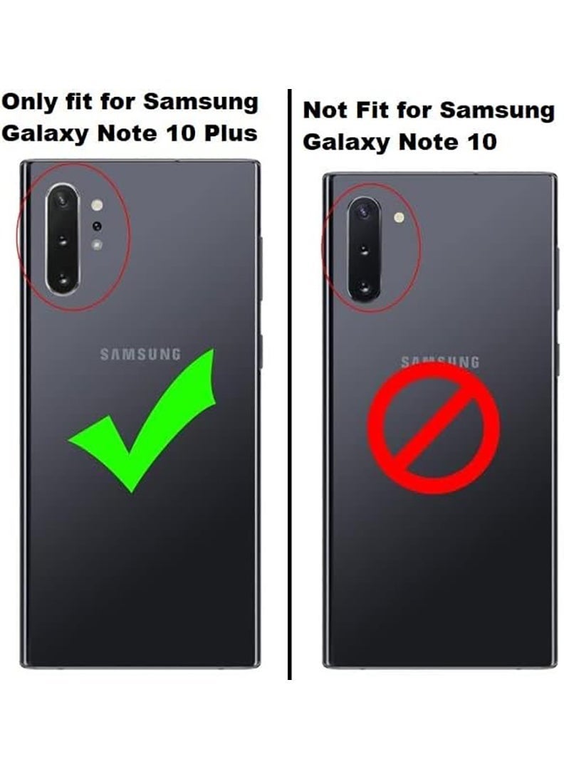 LEDIN Case for Samsung Galaxy Note 10 Plus Clear Case Soft Flexible Silicone Back Cover Shockproof Anti Scratch Case with Reinforced Bumper Corner Compatible for Samsung Galaxy Note 10 Plus Clear - Image 2