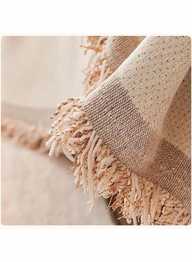 ليفقورا غطاء أريكة من الشنيل مزدوج الجوانب، غطاء أريكة عصري، غطاء أثاث الشنيل لأربعة فصول، 180*130 سم - Image 5