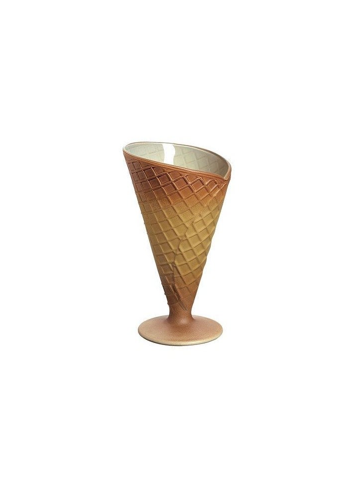 Alsaif home Brown Biscuit Shaped Ice Cream Cup Set 