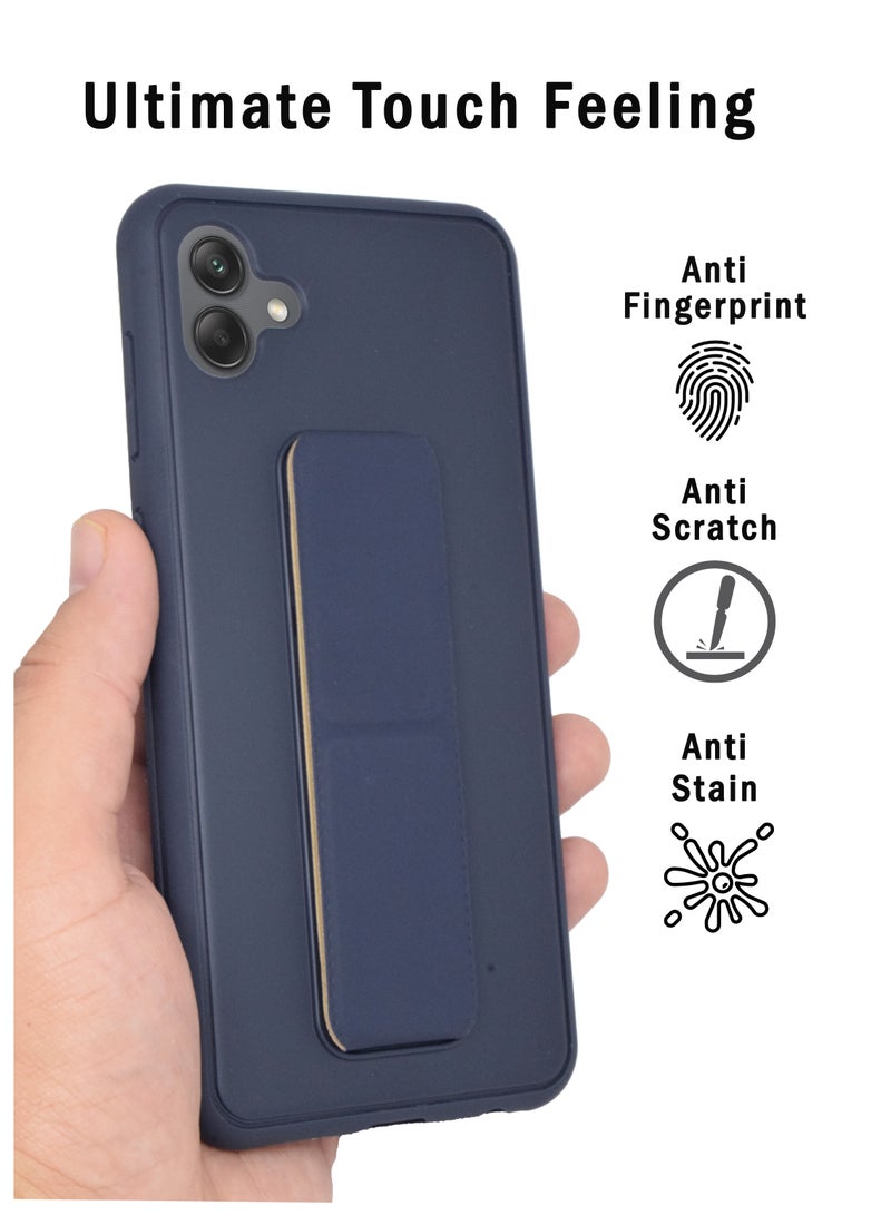 BORTONY Samsung Galaxy A04 Case Phone Stand Magnetic Car Mount Folding Kickstand and Finger Grip Protective Cover for Samsung A04 - Image 4