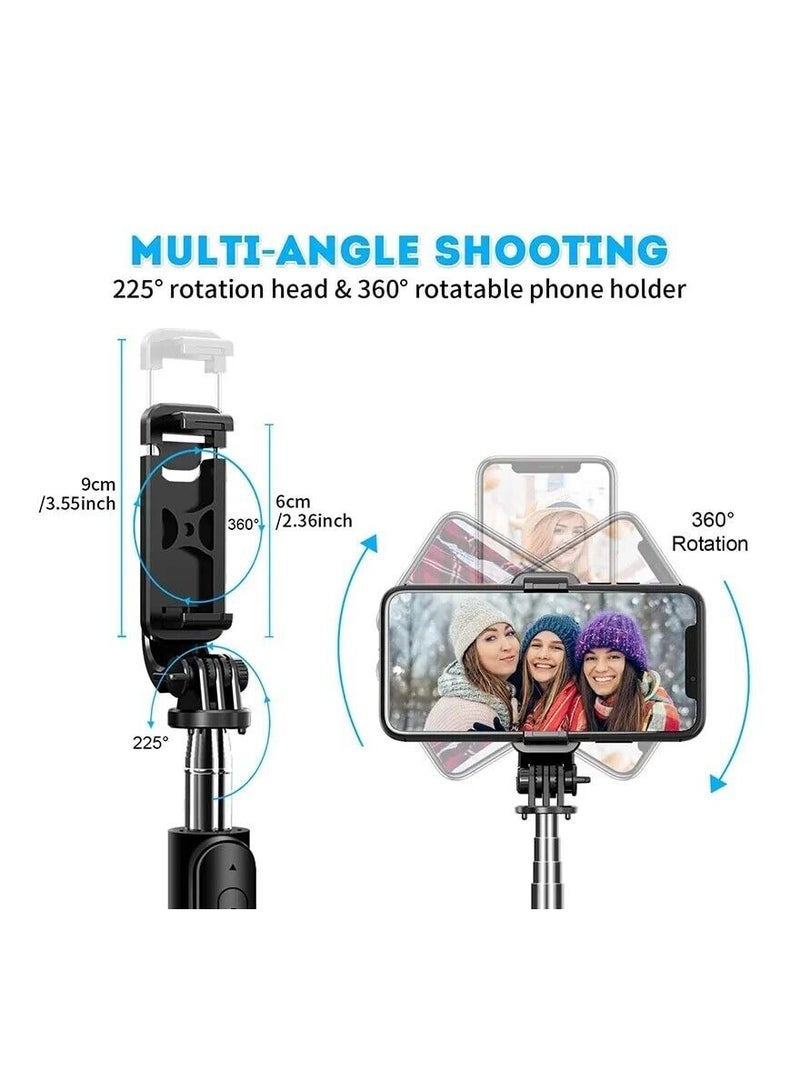 Q02 Tripod  Selfie Stick Multifunctional Stretch 103cm Wireless - Image 2