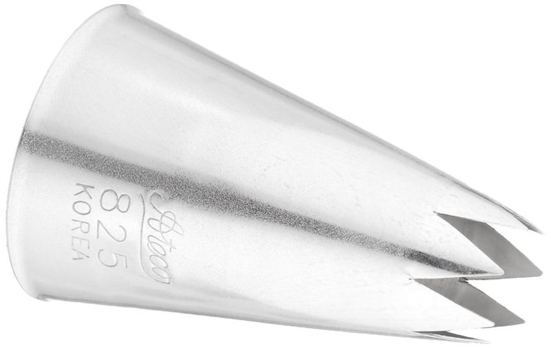 Ateco  SS Star Pastry Decorating Tip Silver 825