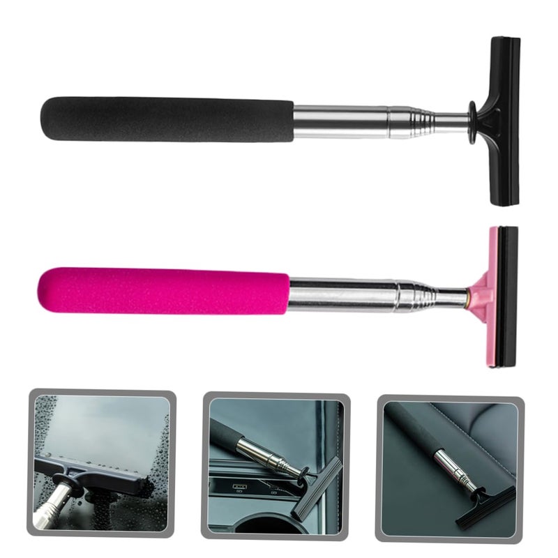 2Pcs Extendable Car Duster Rearview Mirror Cleaning Brush Auto Exterior Accessories - Image 3