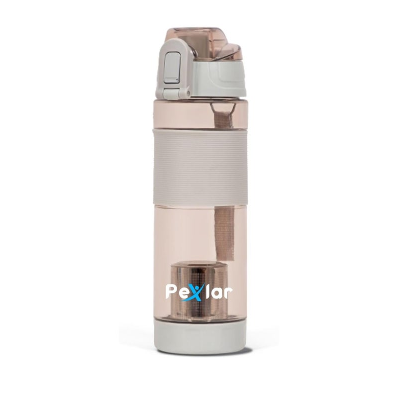 Pexlar Alkaline Water Filter Bottle Alkaline Water Generator Grey 650 ml BPA Free - Image 1