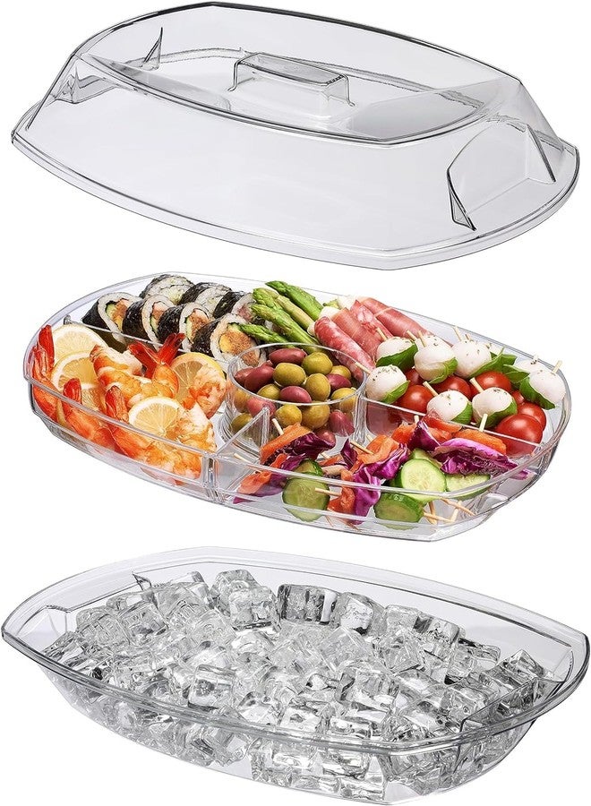 Prodyne On Ice Party Platter, 3 Piece Set, Retail Sleeve Packaging - Image 4