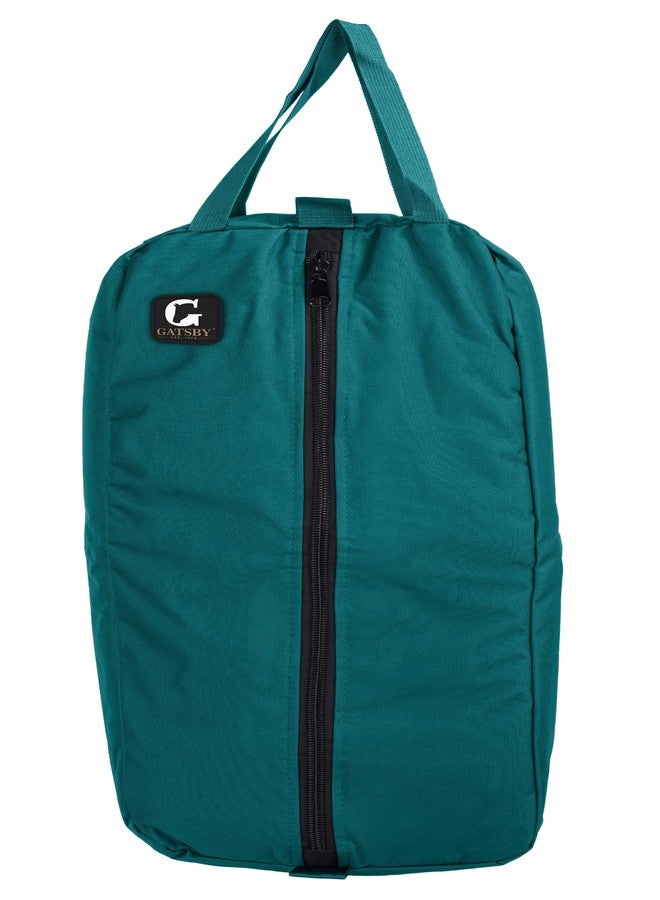 جاتسباي حقيبة لجام مبطنة من النايلون بتصميم غاتسبي، لون فيروزي - Image 1