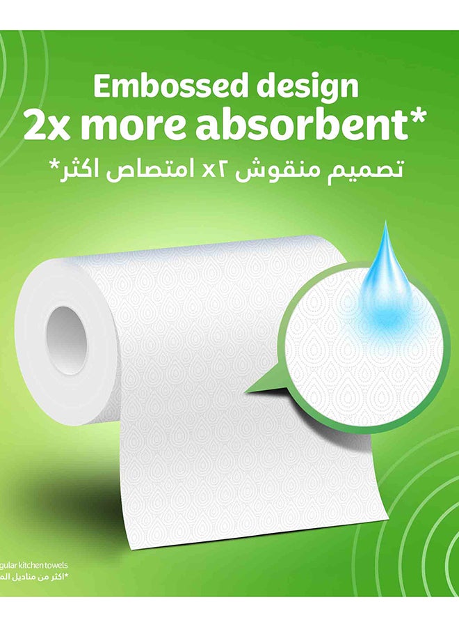 Kleenex Calorie Absorb Kitchen Tissue Paper Towel, 3 PLY, 12 Rolls x 50 Sheets, Food-Grade Strong Absorbent Kitchen Tissue - Image 4