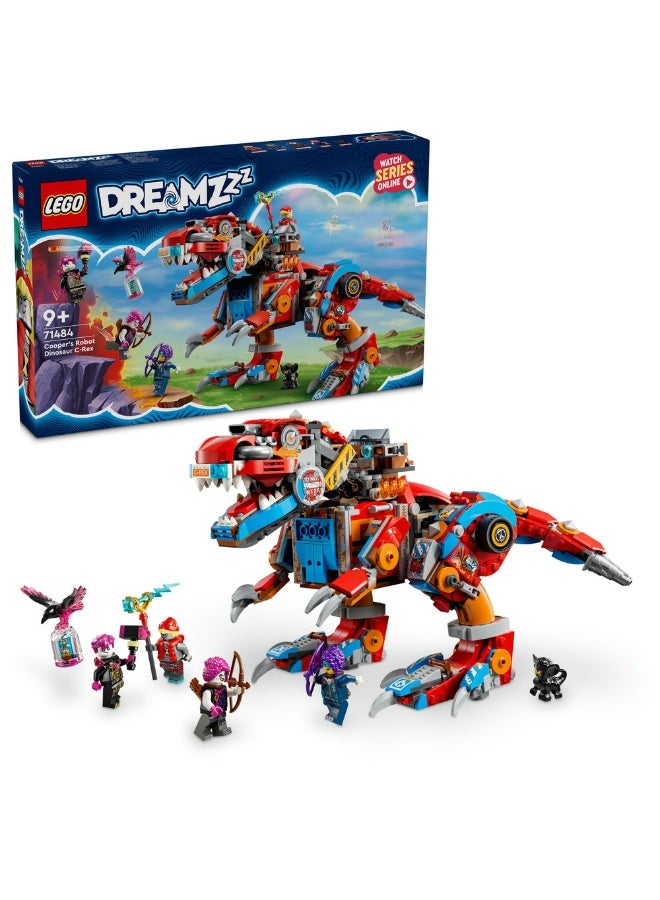 LEGO DREAMZzz Cooper’s Robot Dinosaur C-Rex Toy Set 71484 (Age 9+, 917 Pieces) - Image 1