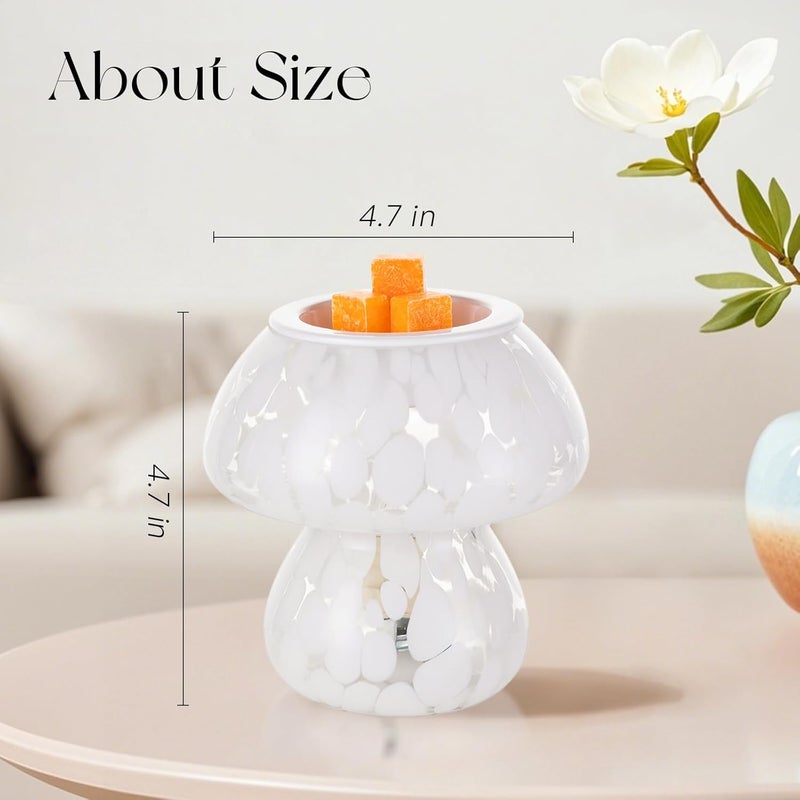 Candeldo Mushroom Wax Melt Warmer: Scentsy Wax Melter for Scented Wax Cute Electric Wax Burner Fragrance Candle Warmer Home Decor Birthday Gift for Women - Image 2