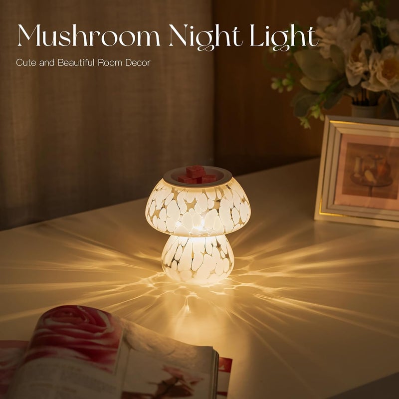 Candeldo Mushroom Wax Melt Warmer: Scentsy Wax Melter for Scented Wax Cute Electric Wax Burner Fragrance Candle Warmer Home Decor Birthday Gift for Women - Image 5