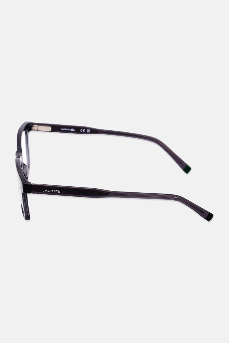 LACOSTE Men L2945 Rectangular Eyeglasses, Black - Image 4