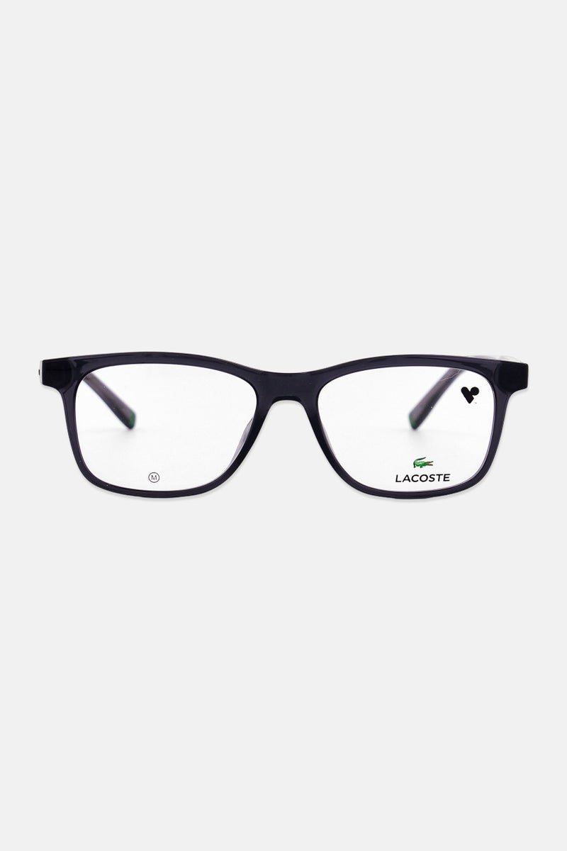 LACOSTE Men L2945 Rectangular Eyeglasses, Black - Image 1