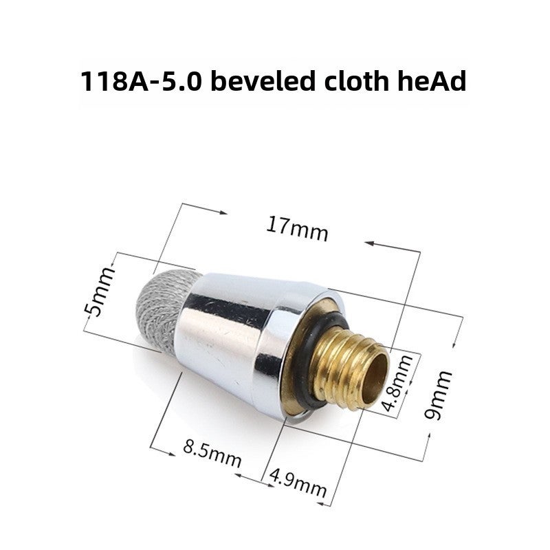 Conductive Fiber Stylus Tips 5.0-8.0 M5 Thread Universal Replacement118A M5 external tooth 5.0 cloth head 118A M5 external tooth 5.0 cloth head