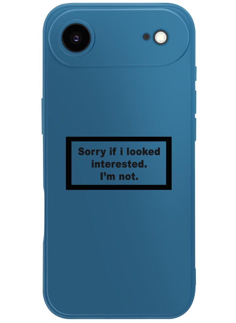 Theodor Protective Slim Fit Case Liquid Silicone Cover with Full Body Protection Anti-Scratch Shockproof Case For Apple iPhone 17 Air (Blue) Sorry if i looked - Image 1