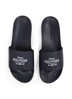 TOMMY HILFIGER Embroid One Strap Pool Flip Flops  - Image 5