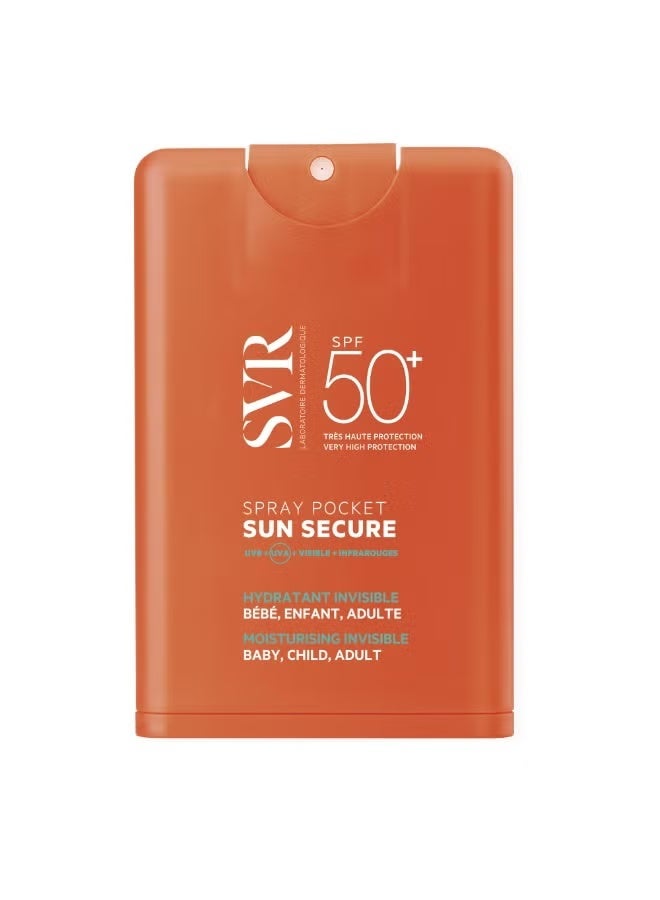 اس في أر بخاخ حماية من الشمس SVR Sun Secure Pocket SPF50+ 20 مل - Image 1