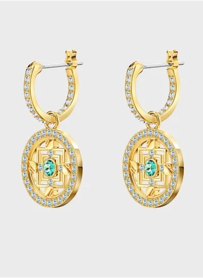 Generic - Generic Swarovski Mandala Dangle Earrings - Image 1