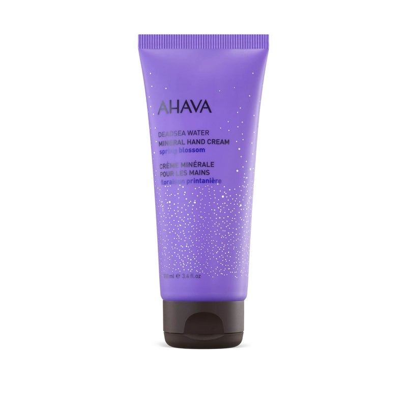 AHAVA Dead Sea Water Mineral Hand Cream, Spring Blossom - Hand Moisturizer For Dry Cracked Hands, Light & Fast Absorbing, Enriched with Exlusive Osmoter, Witch Hazel & Allantoin, 3.4 Fl.Oz - Image 2