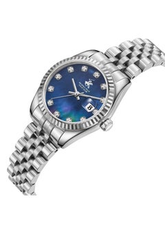 BEVERLY HILLS POLO CLUB BEVERLY HILLS POLO CLUB BP3707X.390 Women Analog Display Watch & Metal Strap Silver  - Image 4
