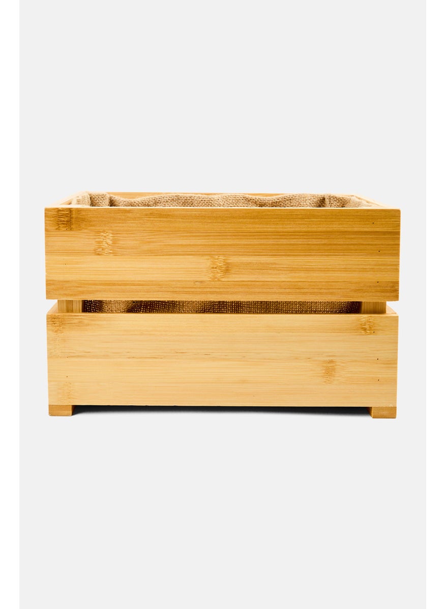 Tchibo Wood Raised Planter Box, Brown  - Image 2