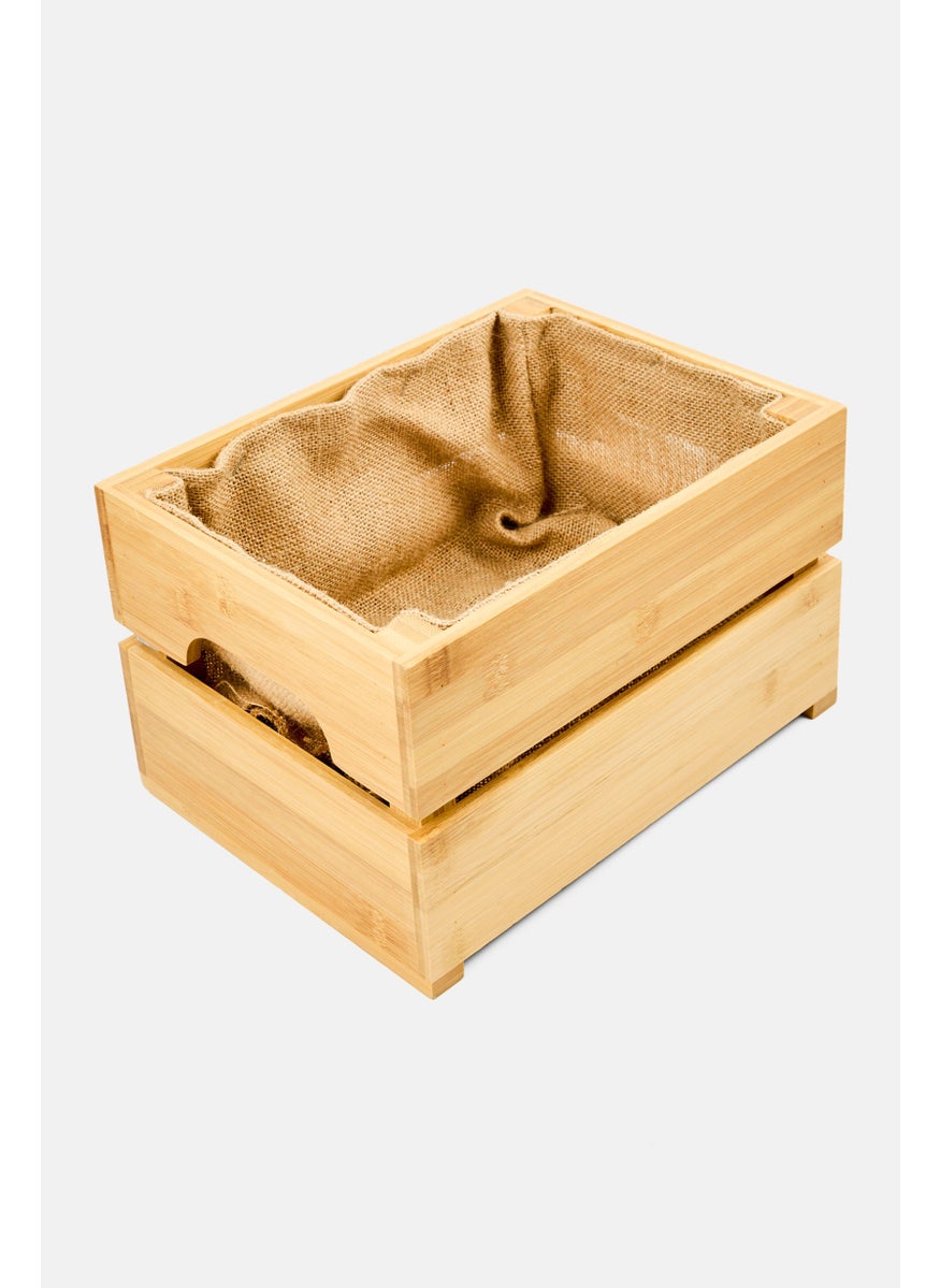 Tchibo Wood Raised Planter Box, Brown  - Image 1