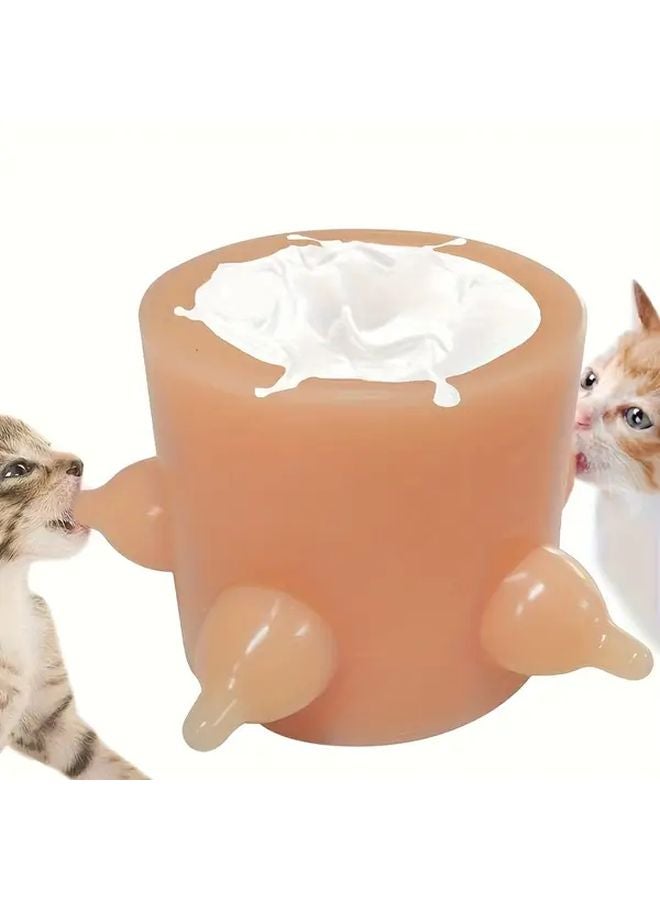 Pet Feeder Bottle 5 Pacifier Outlet Design Reusable Durable Material For Newborn Puppies Kittens - Image 5