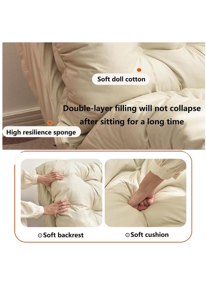 Foldable Lazy Sofa Sleeper Bed 5-Position Adjustable 3 in 1 Convertible Sofa Sleeper No-wash Technical Cloth Cover Floor Gaming Sofa Couch for Bedroom Living Room Grey 60*130CM - pzsku/Z647D06D80BD443E27DA3Z/45/_/1728472346/3dc0cabd-2745-429c-a865-05da064a27e2