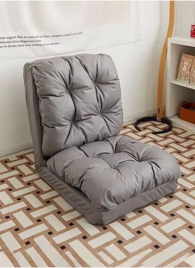 Foldable Lazy Sofa Sleeper Bed 5-Position Adjustable 3 in 1 Convertible Sofa Sleeper No-wash Technical Cloth Cover Floor Gaming Sofa Couch for Bedroom Living Room Grey 60*130CM - pzsku/Z647D06D80BD443E27DA3Z/45/_/1728472482/fd5a486f-d6f3-4ef4-b56c-ec3ee6695c7f