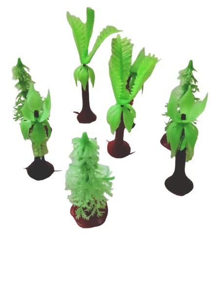 Generic Chuz N Pick Artificial Mini Plastic Tree for Project Making and Decoration 9 Pieces 3 Designs  - Image 3