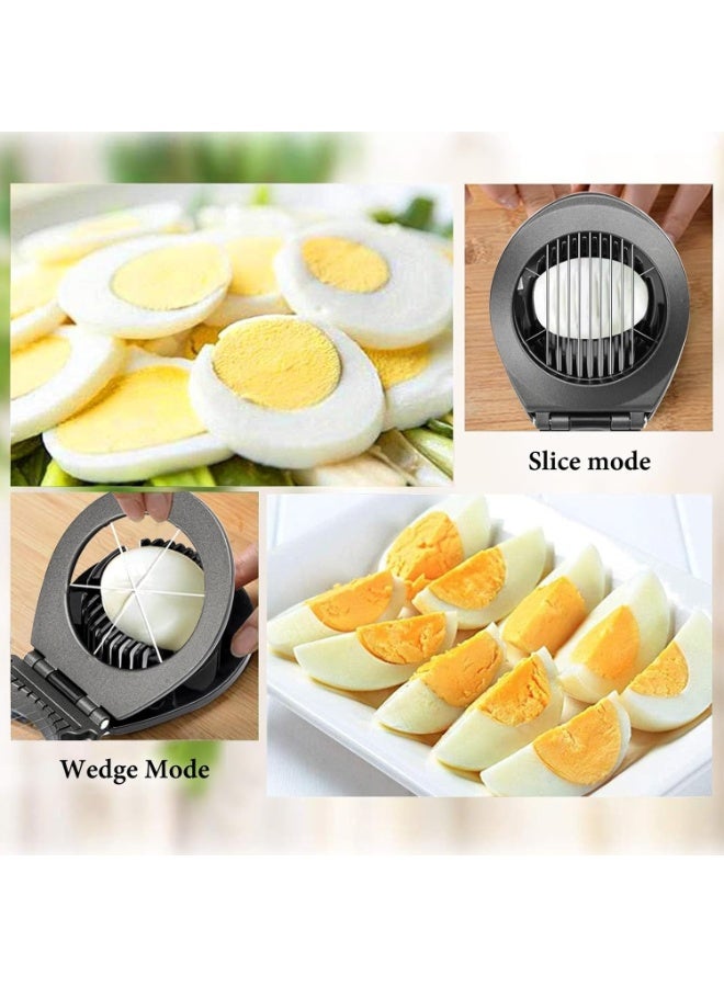 Multi-Function Stainless Steel Egg Slicer – Slice, Wedge & Quarter Cutter - Image 5