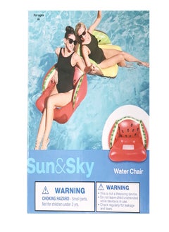 cvs Sun & Sky Floating Pool Lounger Lounger Inflatable Pool Chair Watermelon  - Image 1