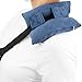BNRendles Neck Pad Strap Cushion Pillow for Arm Sling Comfort Shoulder Support Pad Rotator Cuff Replacemet Surgery Elbow Brace Carry Padded Cover Broken Wrist Hand Injury Cast Minky Dot Denim Blue - Image 1