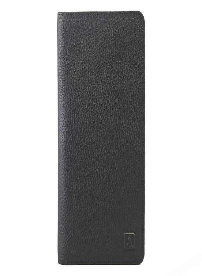 Adamis Leather Passport Holder Cum Travel Document Wallet W85 Black - Image 1
