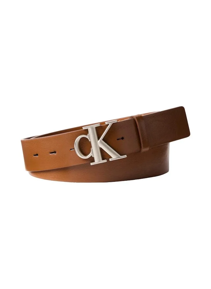 CALVIN KLEIN Logo Hole Allocated Belt