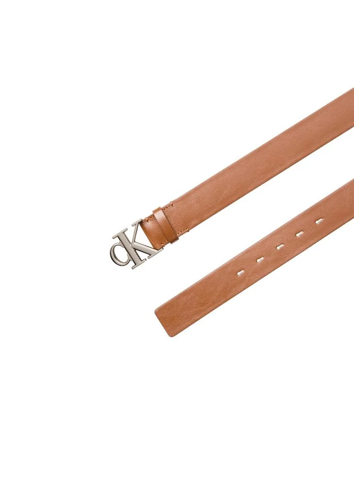 CALVIN KLEIN Logo Hole Allocated Belt