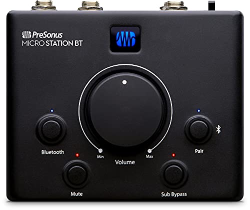 PreSonus MicroStation BT 2.1 Monitor Controller with Bluetooth Connectivity - Image 1