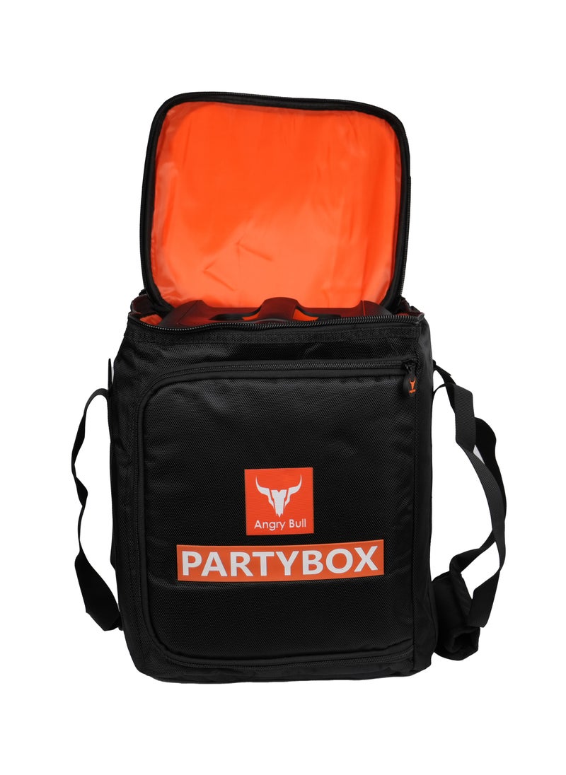Angry Bull Speaker Bag Safety Carrying Storage Case with Shoulder and Handy Strap Travel Bag for JBL Encore Essential - ARMY K  - Image 4