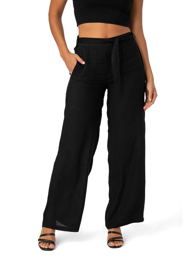 Marco Bergamo Plain Belted Pants  - Image 2