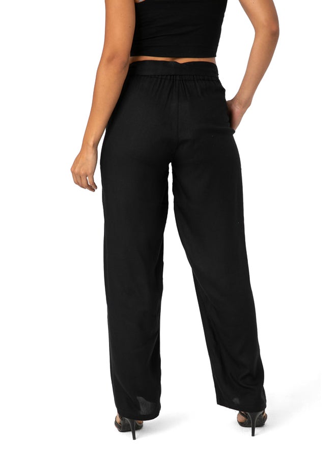 Marco Bergamo Plain Belted Pants  - Image 3