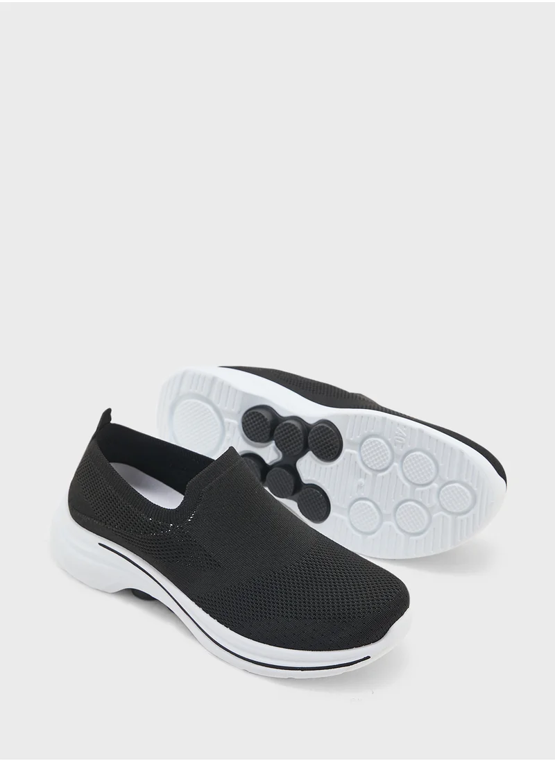 Ginger Fly Knit Slip On  Comfort Shoe