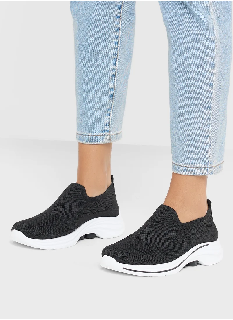 Ginger Fly Knit Slip On  Comfort Shoe