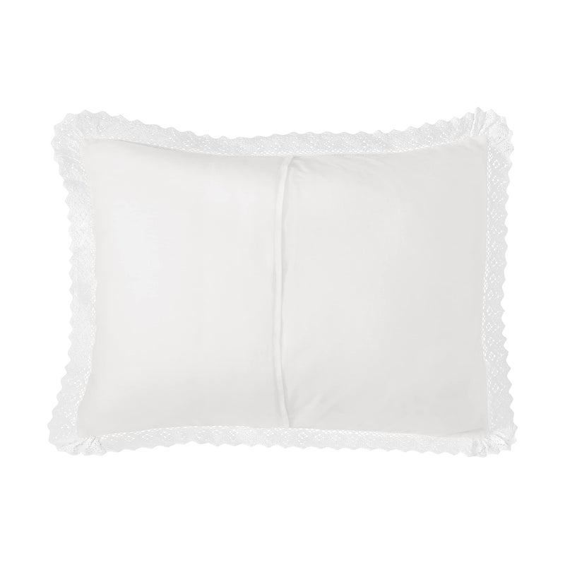 Laura Ashley - King Quilt Set, Lightweight Cotton Bedding with Matching Shams, Home Decor for All Seasons (Heirloom White, King) - Image 5