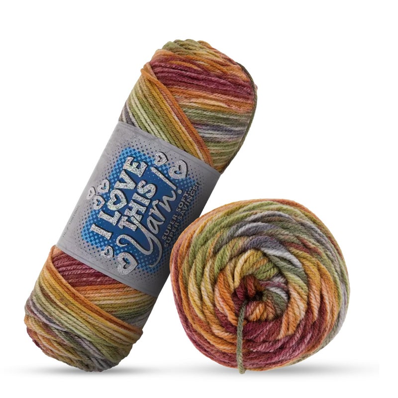 Hobby Lobby I Love This Yarn Medium â€“ Soft Skein â€“ 252 Yards of 100% Acrylic Yarn for Crocheting Blankets, Hats, & More â€“ DIY Handcrafting Accessories - Image 1