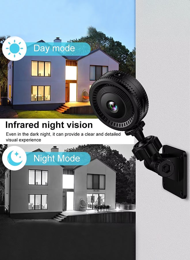 Generic Mini Security Camera WiFi Surveillance With 2 Way Audio Motion Detection Infrared Night Vision Security Cam with 128G Card - Image 4