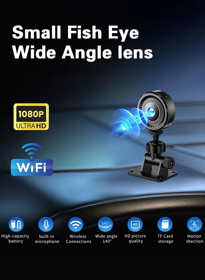Generic Mini Security Camera WiFi Surveillance With 2 Way Audio Motion Detection Infrared Night Vision Security Cam with 128G Card - Image 3