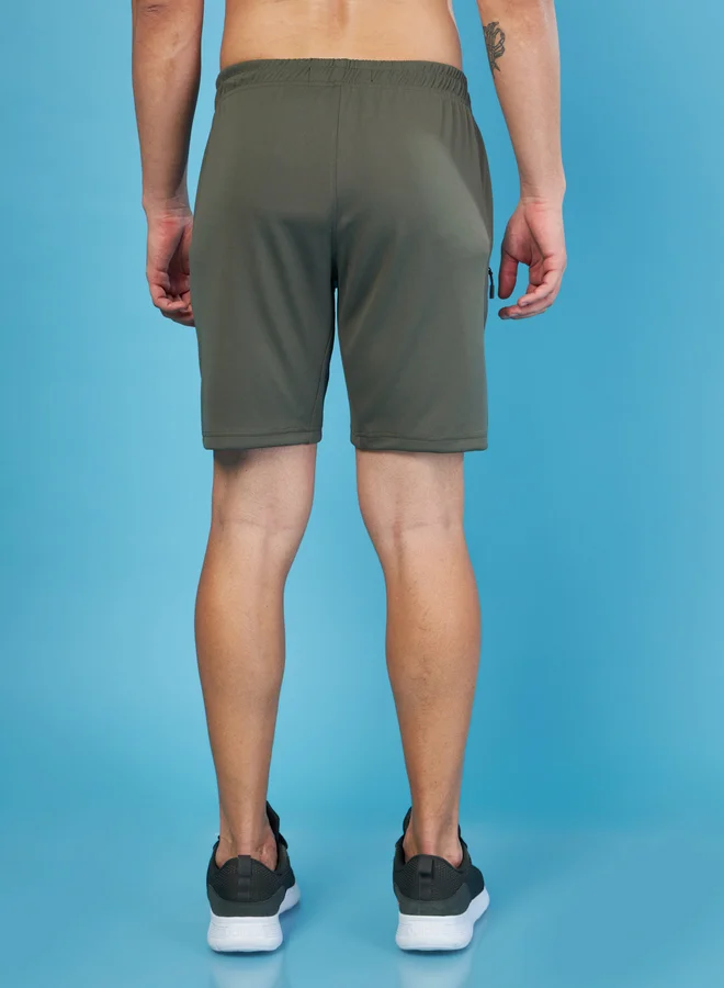 Technosport Technosport Solid Regular Fit Shorts