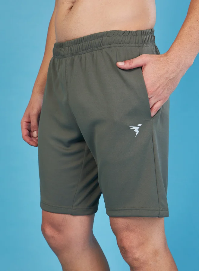 Technosport Technosport Solid Regular Fit Shorts