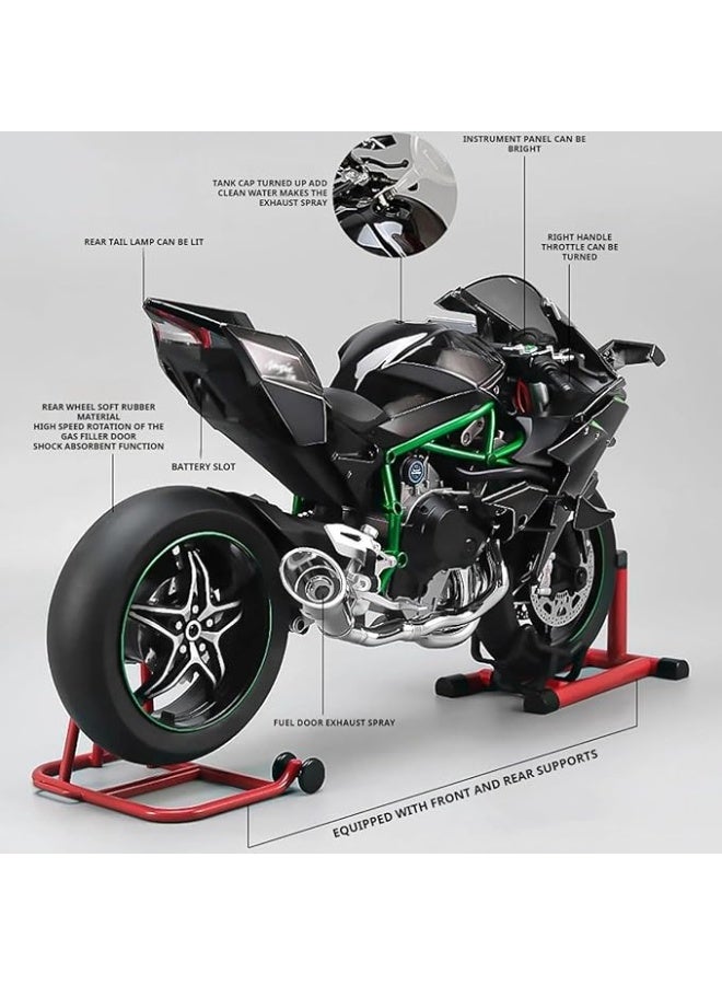 Kawasaki كوازاكي XLG مصبوب بالضغط مع دخان وضوء مقياس 1:6 M92325-6 - Image 2