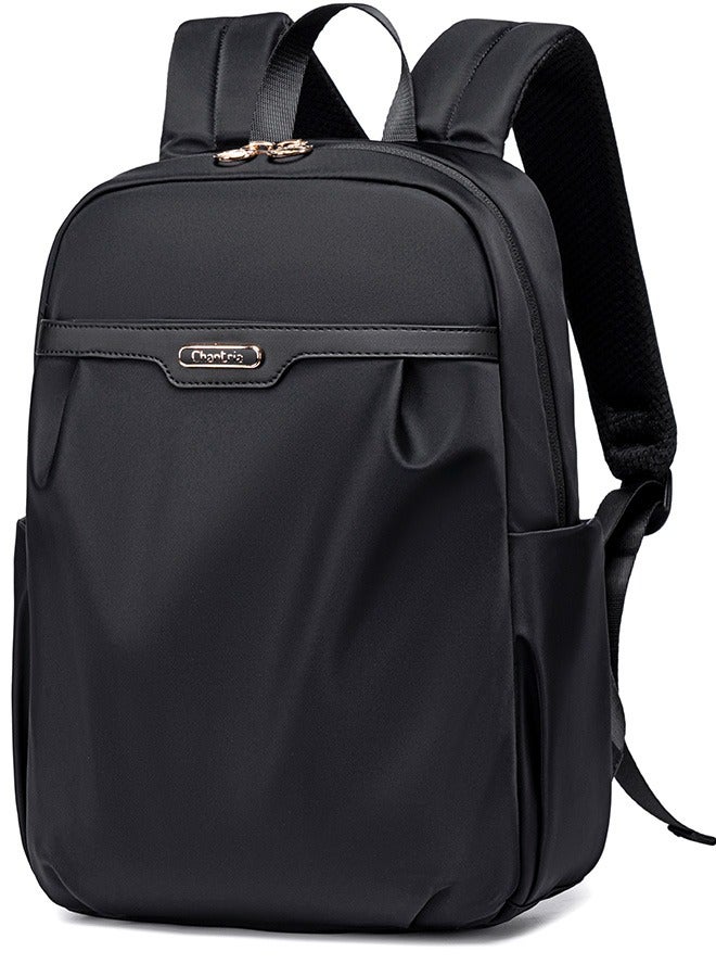 شانتريا CB00769 شنطة ظهر 15.6-انش للكمبيوتر المحمول مقاومة للماء خفيفة الوزن متينة مناسبة للسفر للعمل للأعمال حقيبة للنساء من شانتريا - اسود - Image 1